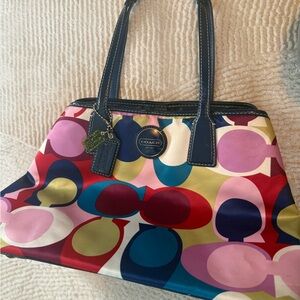 Coach Colorful Signature Shoulder Bag